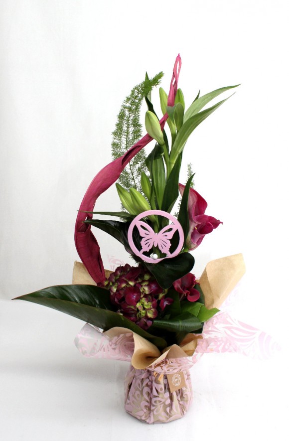 bouquet original moderne haut de gamme chic composition floral nantes saint nazaire 44 savenay